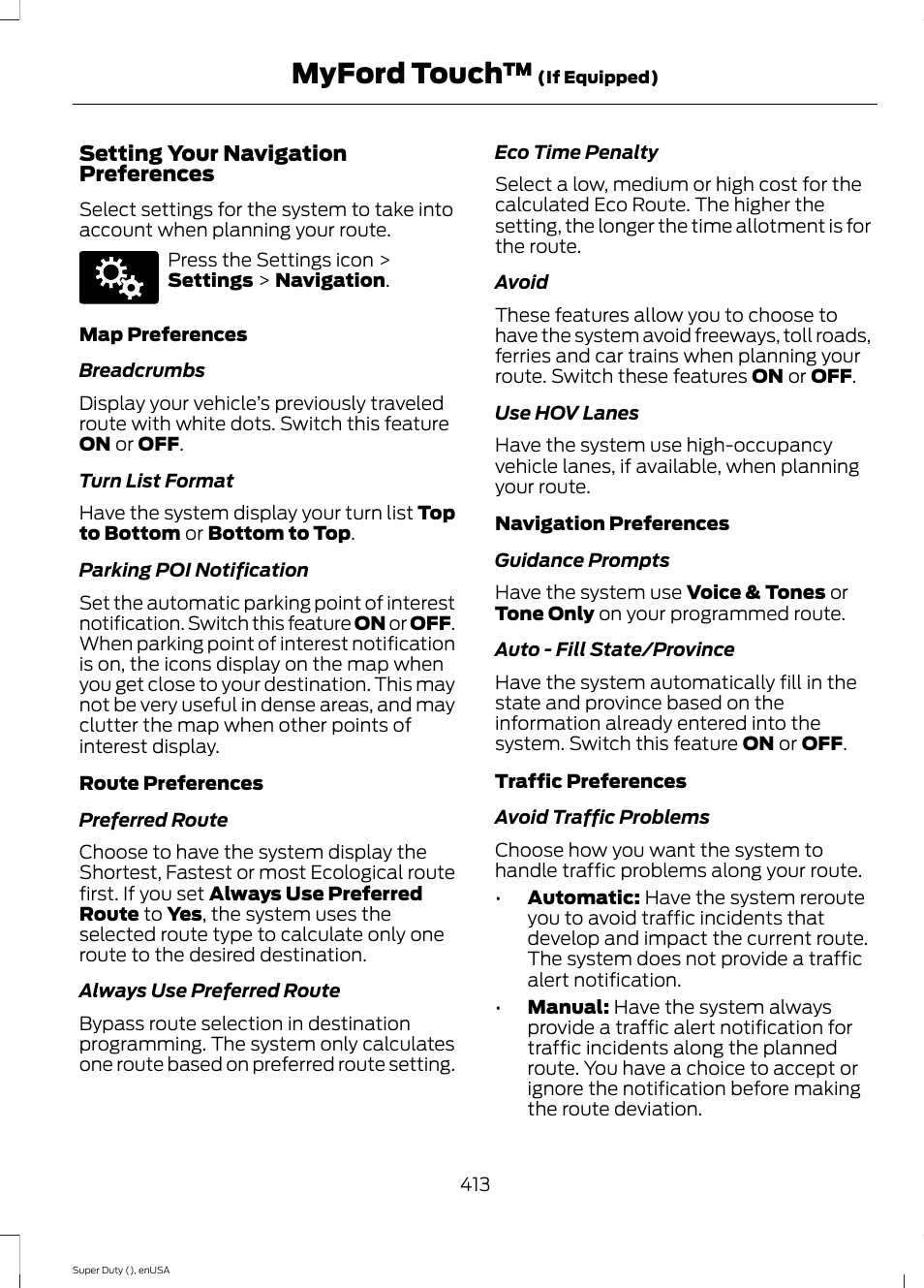 Myford touch | FORD 2015 F-550 v.2 User Manual | Page 416 / 468