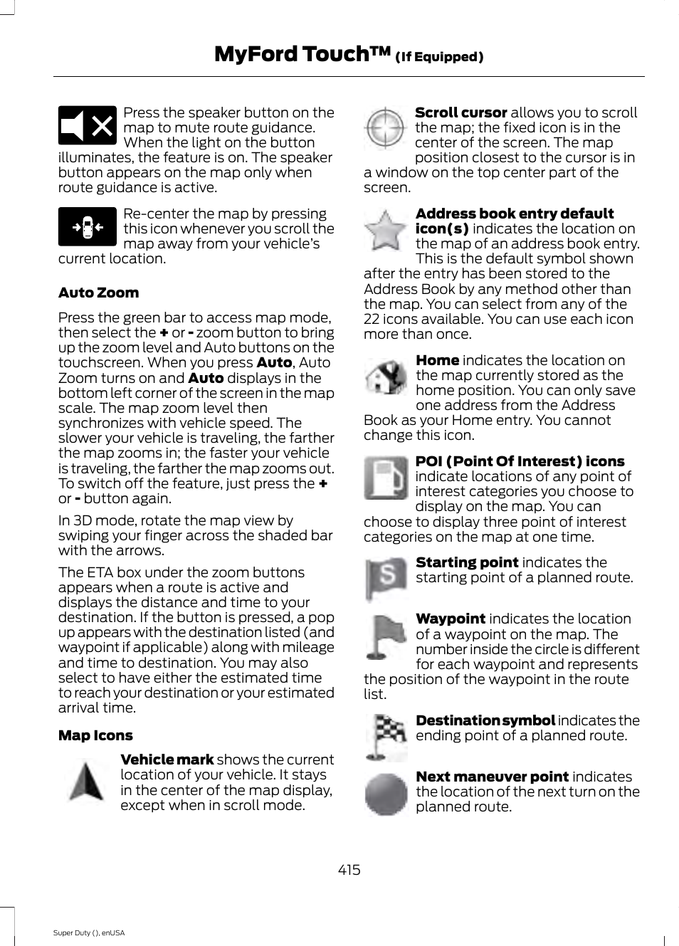 Myford touch | FORD 2015 F-550 v.2 User Manual | Page 418 / 468