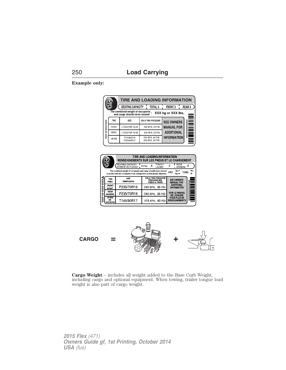 FORD 2015 Flex User Manual | Page 251 / 571