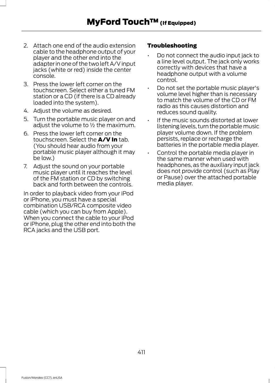 Myford touch | FORD 2015 Fusion User Manual | Page 414 / 488