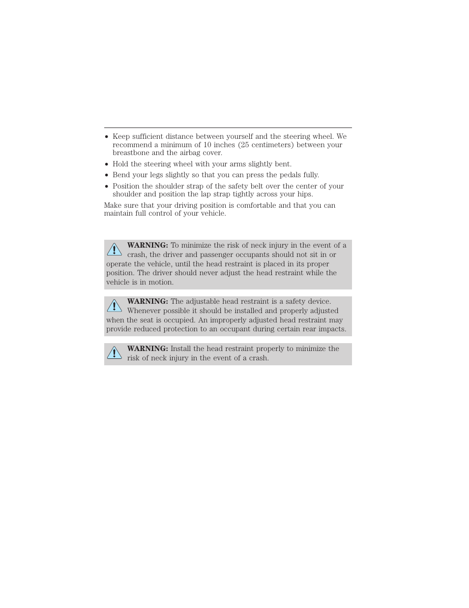 Head restraints, Seats 143 | FORD 2015 Taurus User Manual | Page 144 / 558