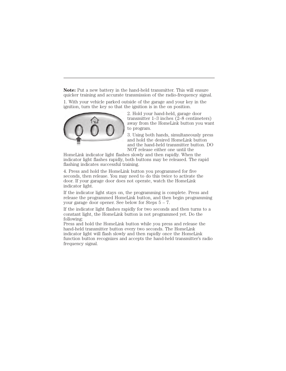 Programming, Universal garage door opener (if equipped) 157 | FORD 2015 Taurus User Manual | Page 158 / 558