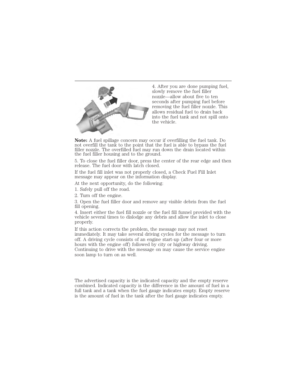 Fuel consumption, Filling the tank, 178 fuel and refueling | FORD 2015 Taurus User Manual | Page 179 / 558