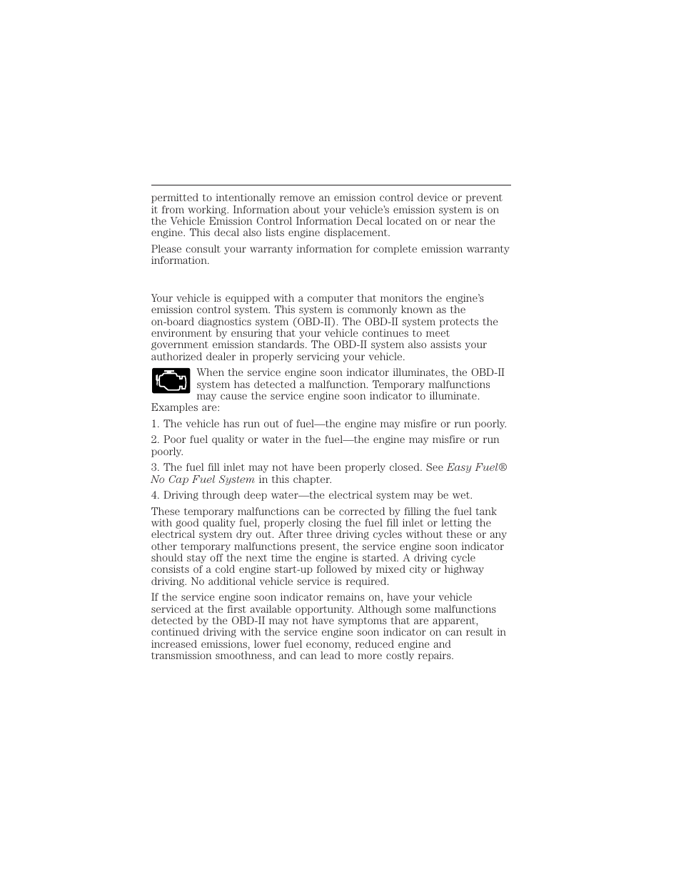 On-board diagnostics (obd-ii), Fuel and refueling 181 | FORD 2015 Taurus User Manual | Page 182 / 558