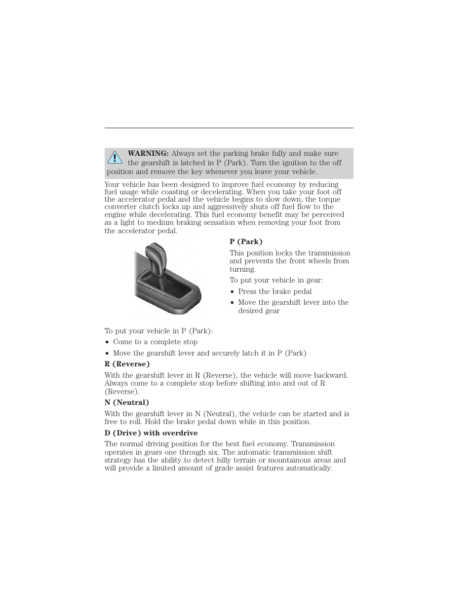 Transmission, Automatic transmission, Transmission 183 | FORD 2015 Taurus User Manual | Page 184 / 558