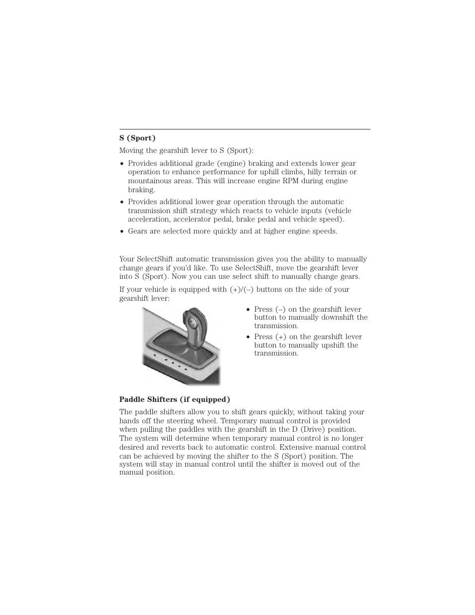 Selectshift automatic® transmission (if equipped), 184 transmission | FORD 2015 Taurus User Manual | Page 185 / 558