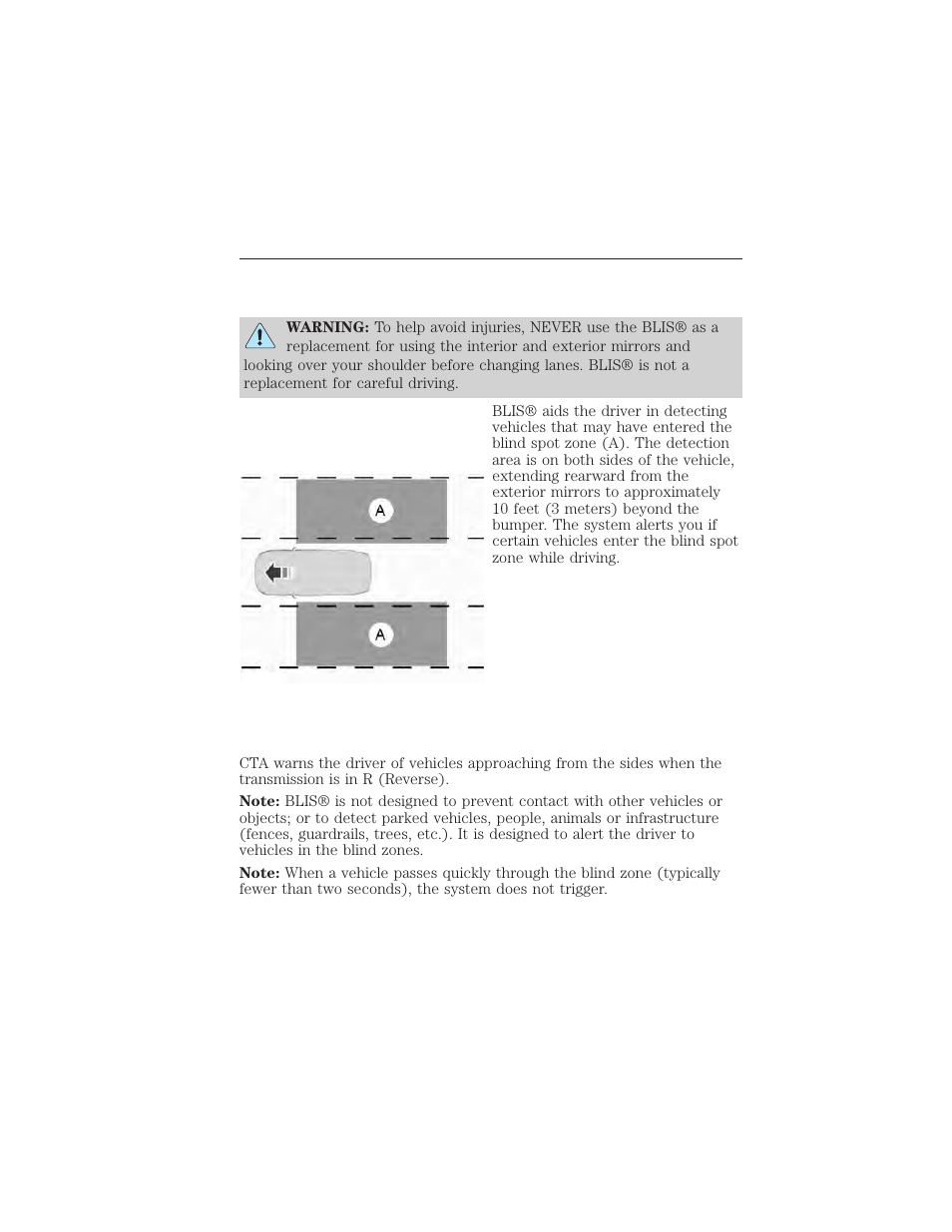 228 driving aids | FORD 2015 Taurus User Manual | Page 229 / 558