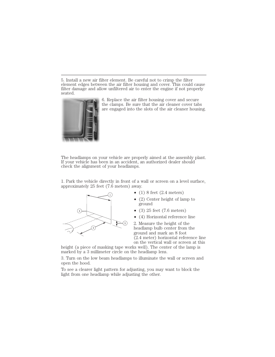 Adjusting the headlamps, Vertical aim adjustment, Maintenance 303 | FORD 2015 Taurus User Manual | Page 304 / 558