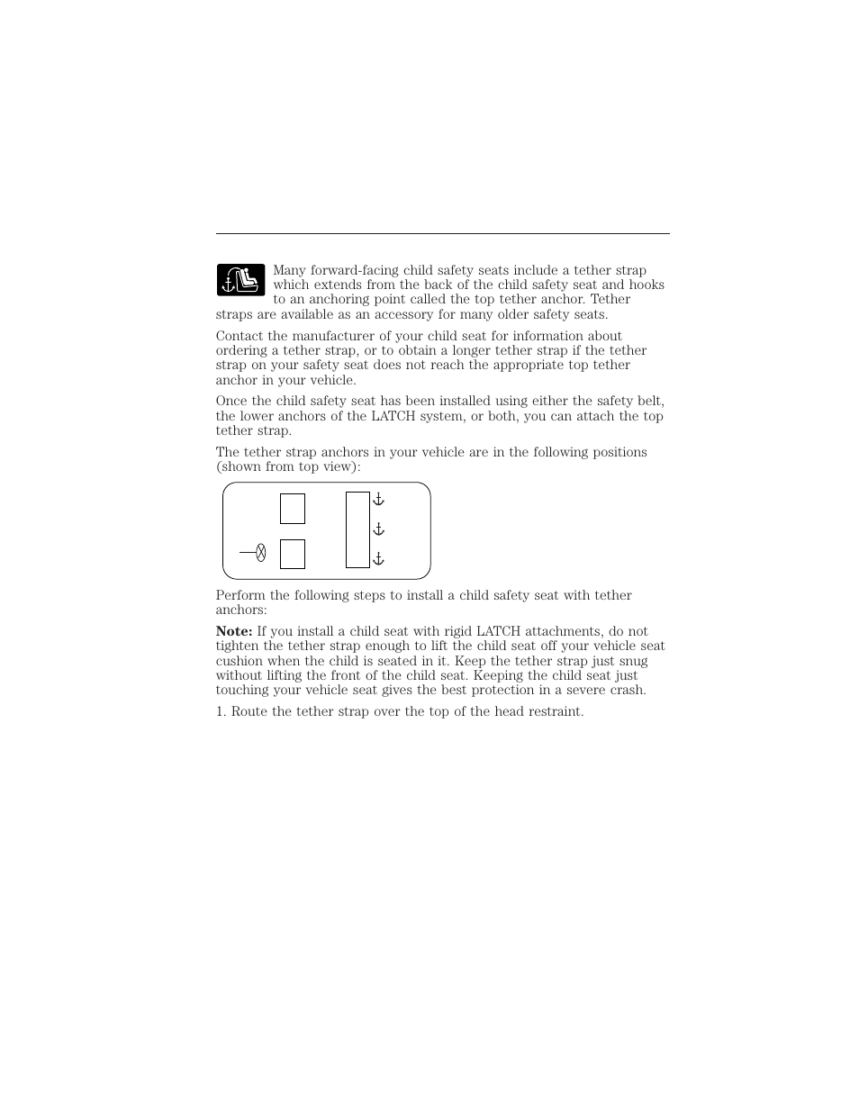 Using tether straps, 30 child safety | FORD 2015 Taurus User Manual | Page 31 / 558