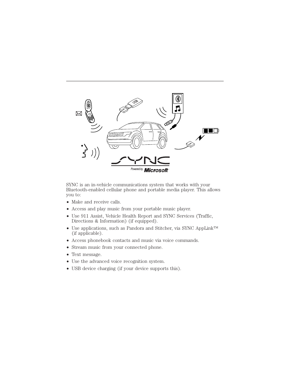 Sync | FORD 2015 Taurus User Manual | Page 390 / 558