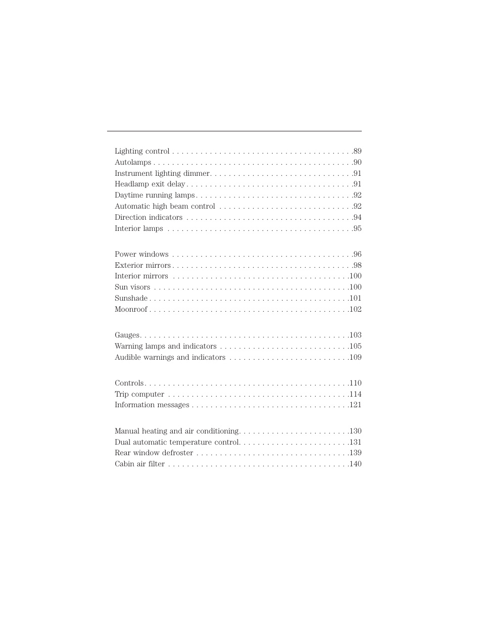 Table of contents 3 | FORD 2015 Taurus User Manual | Page 4 / 558