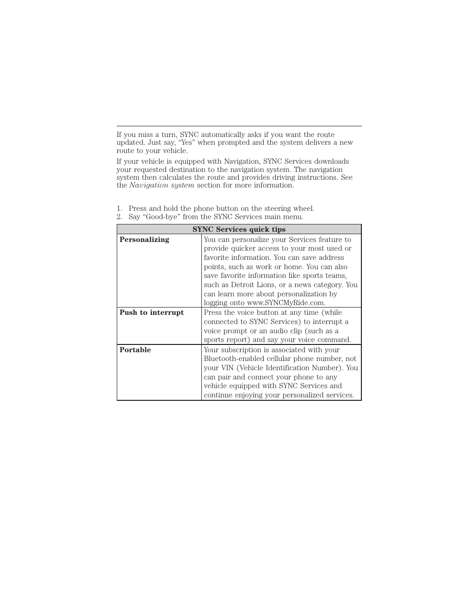 Disconnecting from sync services, 478 myford touch® (if equipped) | FORD 2015 Taurus User Manual | Page 479 / 558
