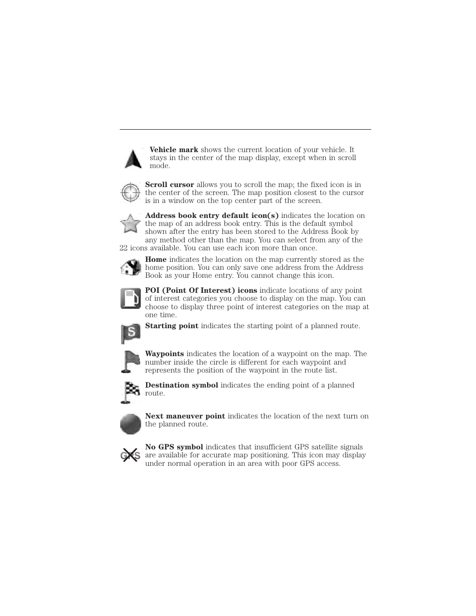 Map icons, 510 myford touch® (if equipped) | FORD 2015 Taurus User Manual | Page 511 / 558