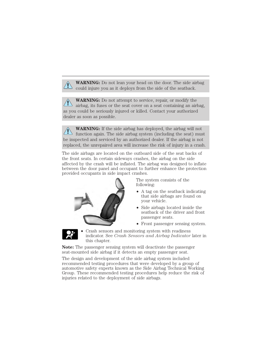 Supplementary restraints system 51 | FORD 2015 Taurus User Manual | Page 52 / 558