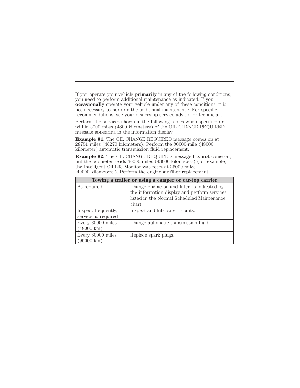 Special operating conditions, 544 scheduled maintenance | FORD 2015 Taurus User Manual | Page 545 / 558