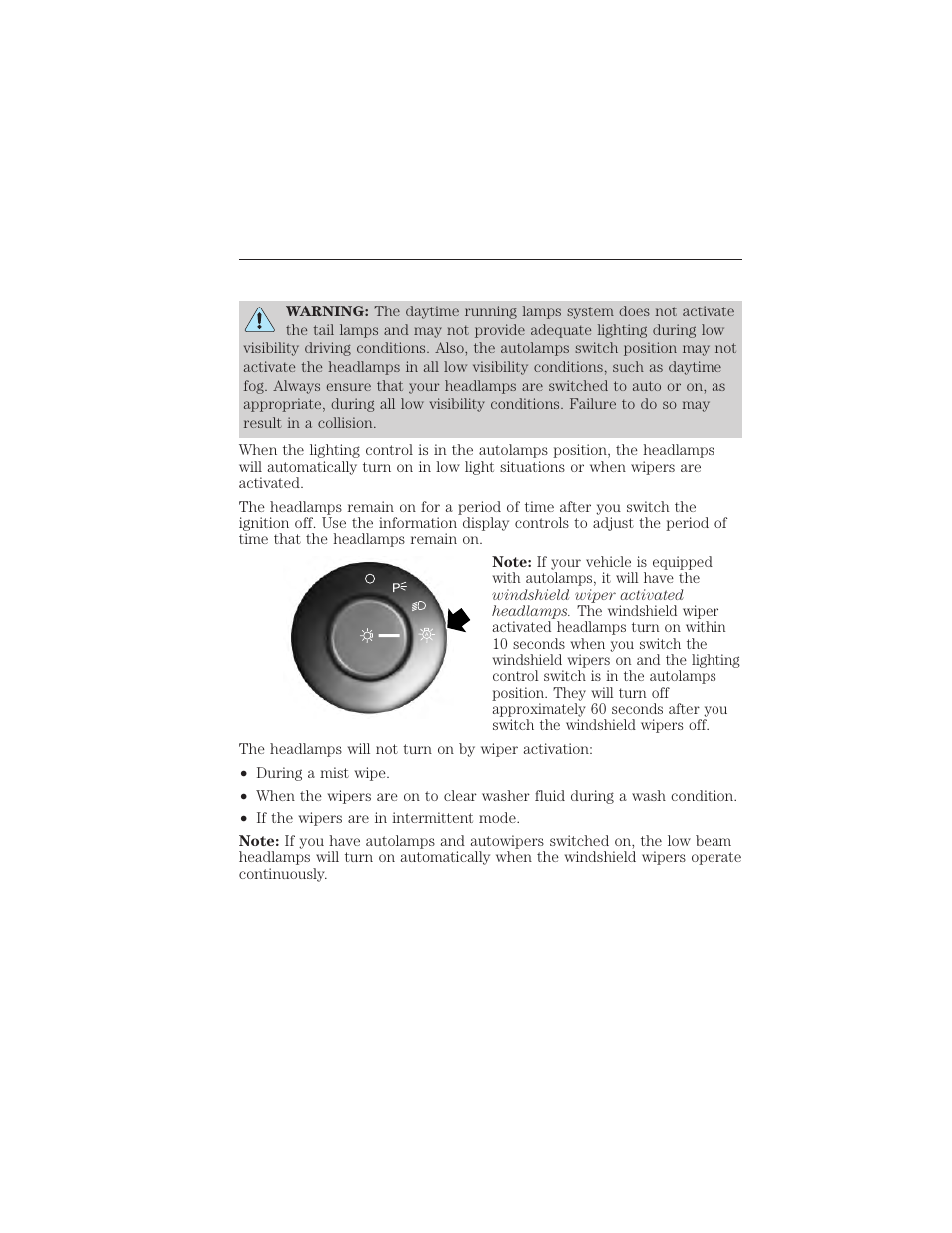 Autolamps, 90 lighting | FORD 2015 Taurus User Manual | Page 91 / 558