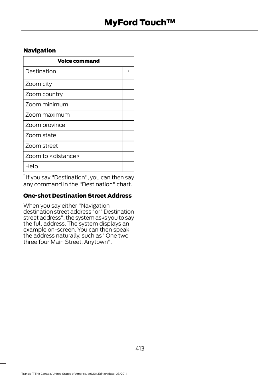 Myford touch | FORD 2015 Transit v.1 User Manual | Page 416 / 461