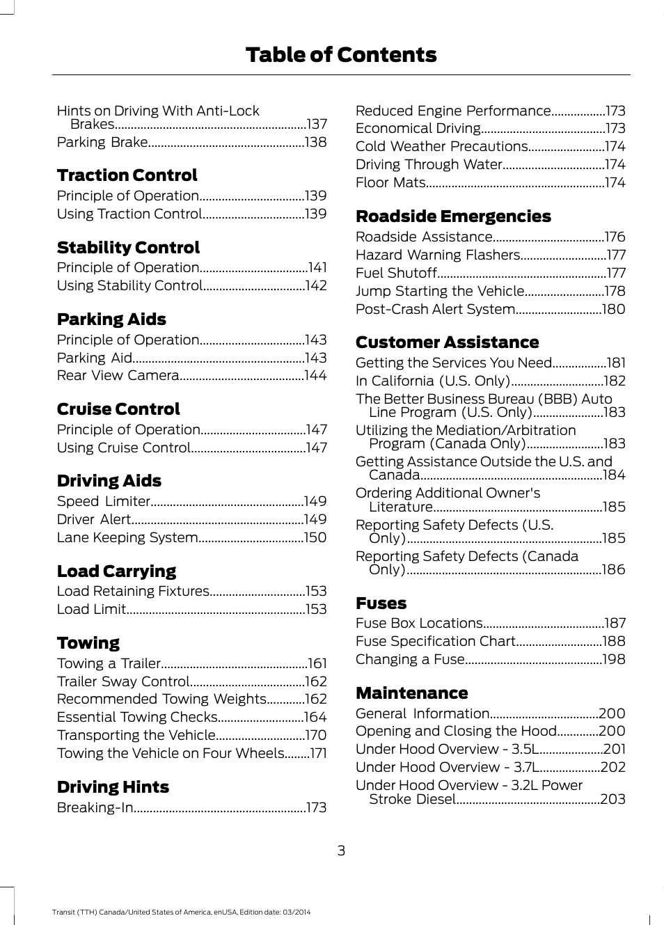 FORD 2015 Transit v.1 User Manual | Page 6 / 461