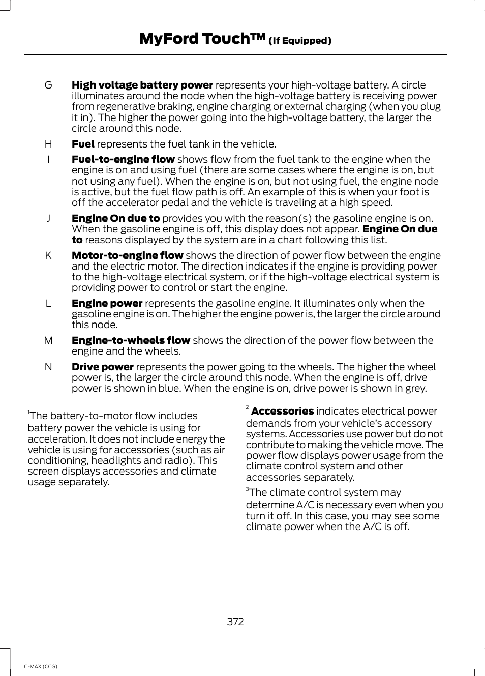 Myford touch | FORD 2014 C-MAX Hybrid User Manual | Page 374 / 447