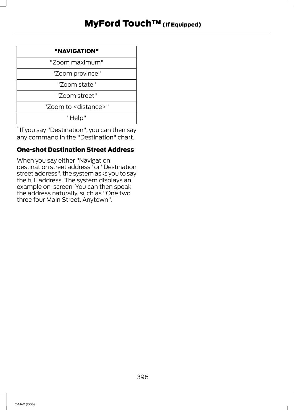Myford touch | FORD 2014 C-MAX Hybrid User Manual | Page 398 / 447