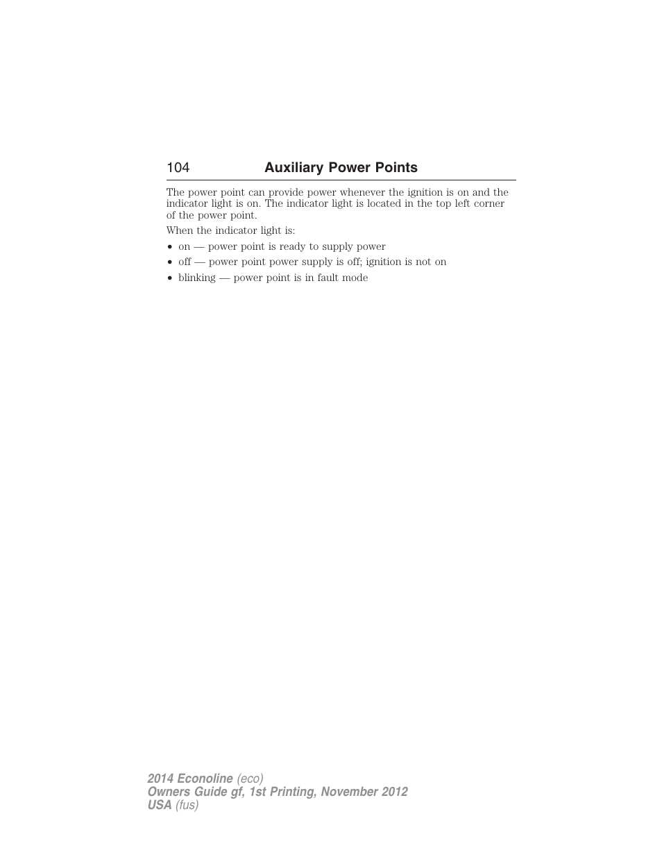 FORD 2014 E-450 v.1 User Manual | Page 105 / 438