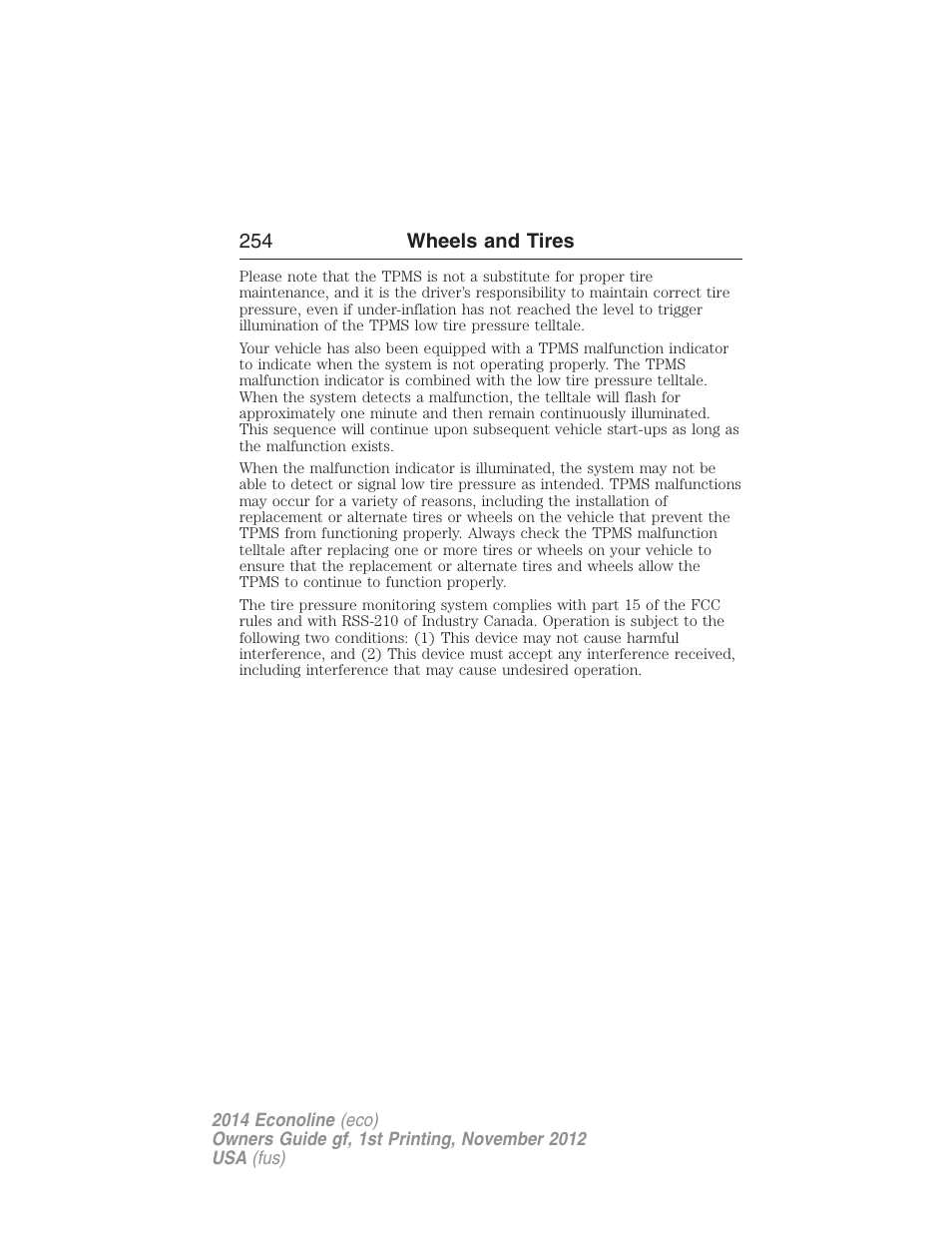 FORD 2014 E-450 v.1 User Manual | Page 255 / 438