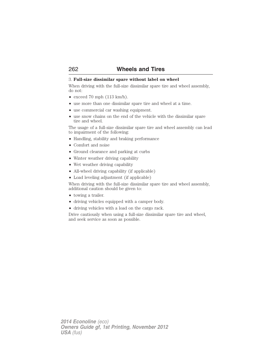FORD 2014 E-450 v.1 User Manual | Page 263 / 438