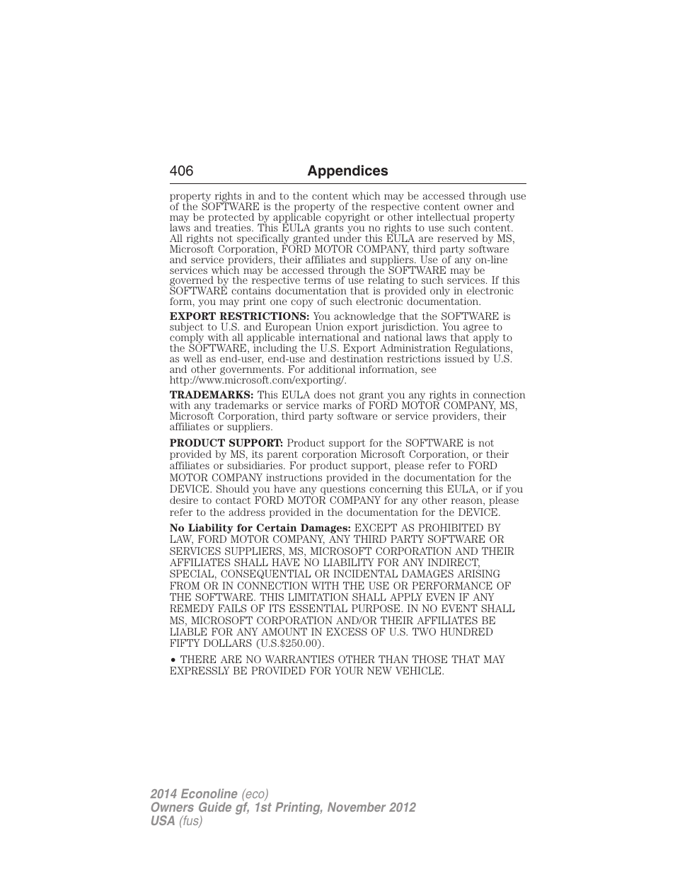 FORD 2014 E-450 v.1 User Manual | Page 407 / 438