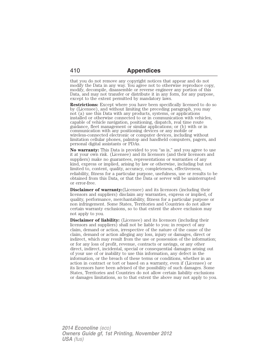 FORD 2014 E-450 v.1 User Manual | Page 411 / 438