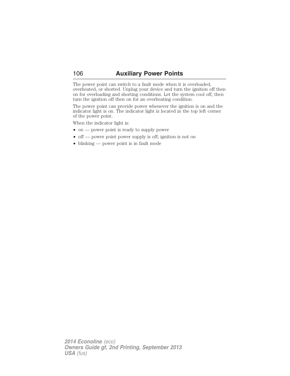 FORD 2014 E-450 v.2 User Manual | Page 107 / 443