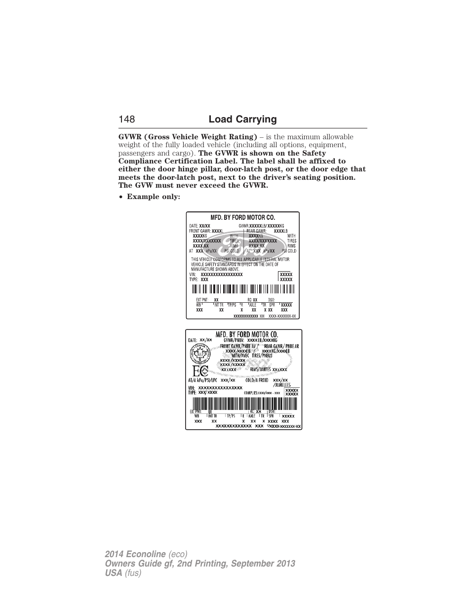 FORD 2014 E-450 v.2 User Manual | Page 149 / 443