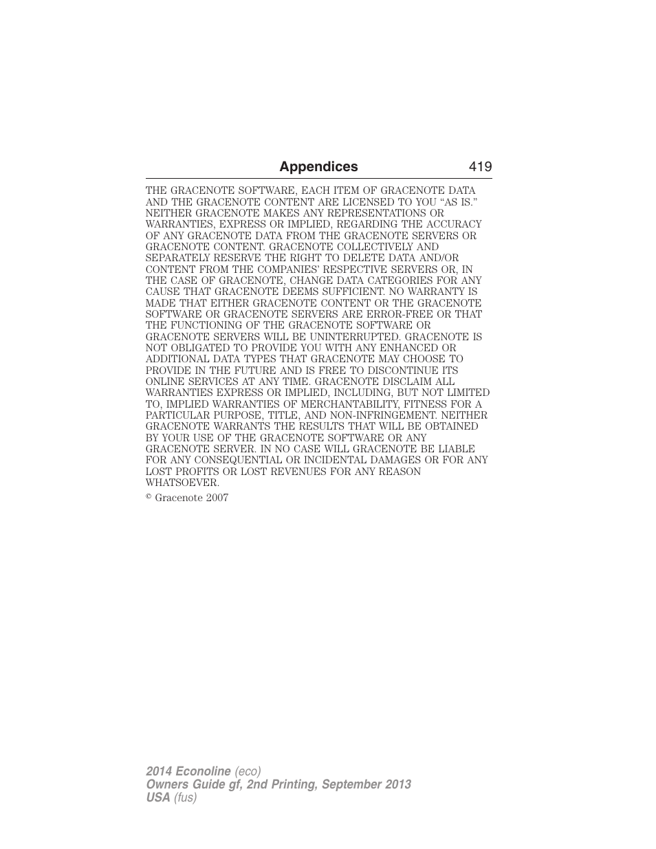 FORD 2014 E-450 v.2 User Manual | Page 420 / 443