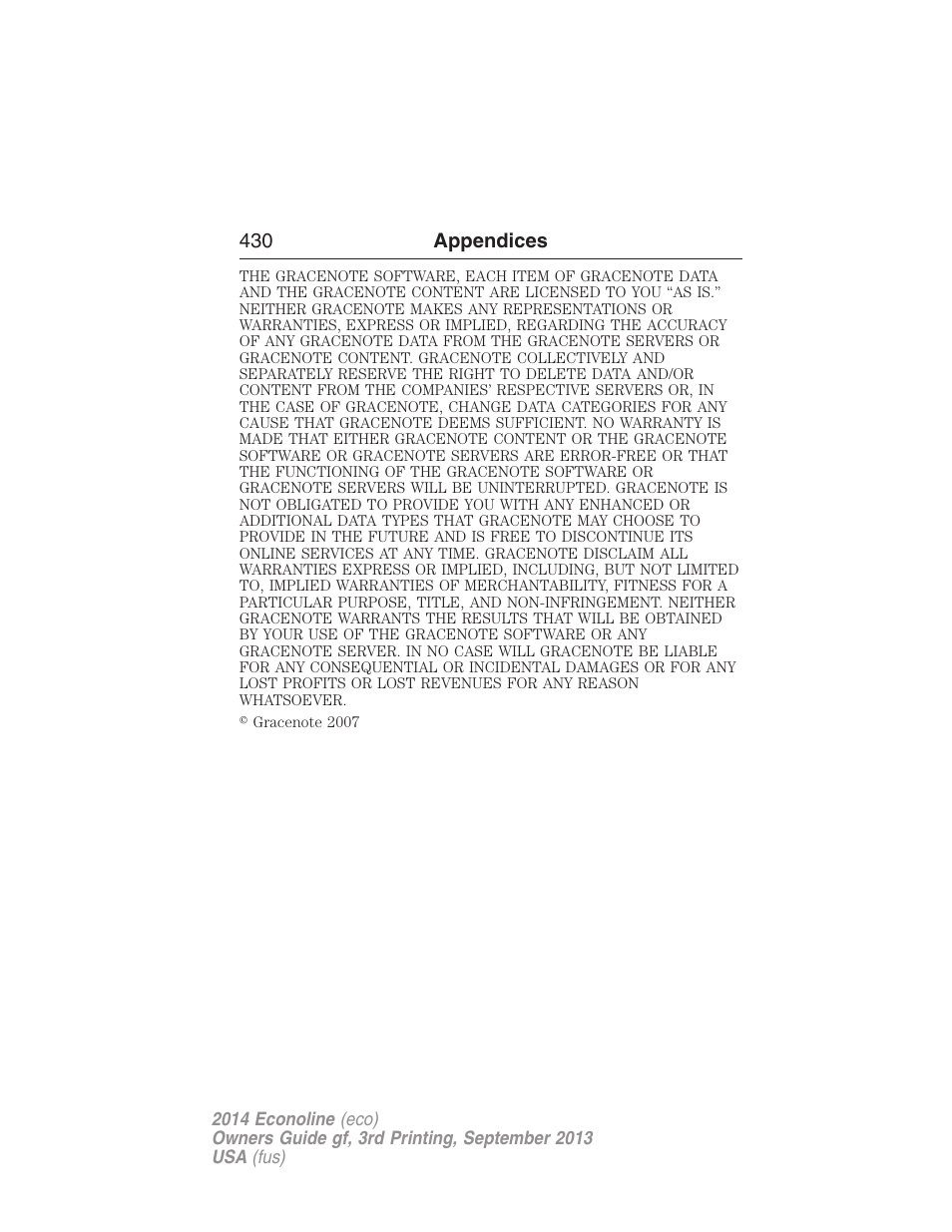 FORD 2014 E-450 v.3 User Manual | Page 431 / 455