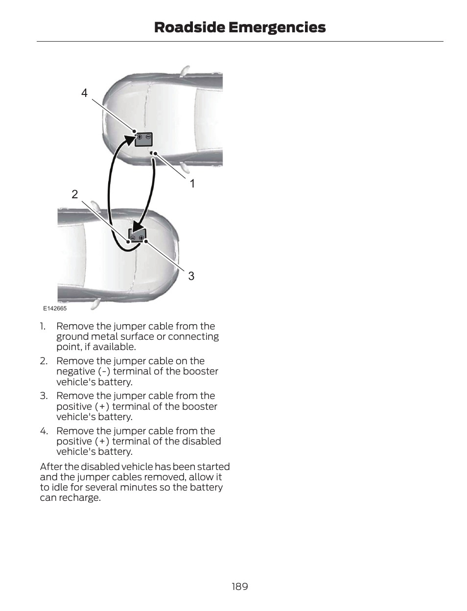Roadside emergencies | FORD 2014 Escape v.1 User Manual | Page 192 / 428