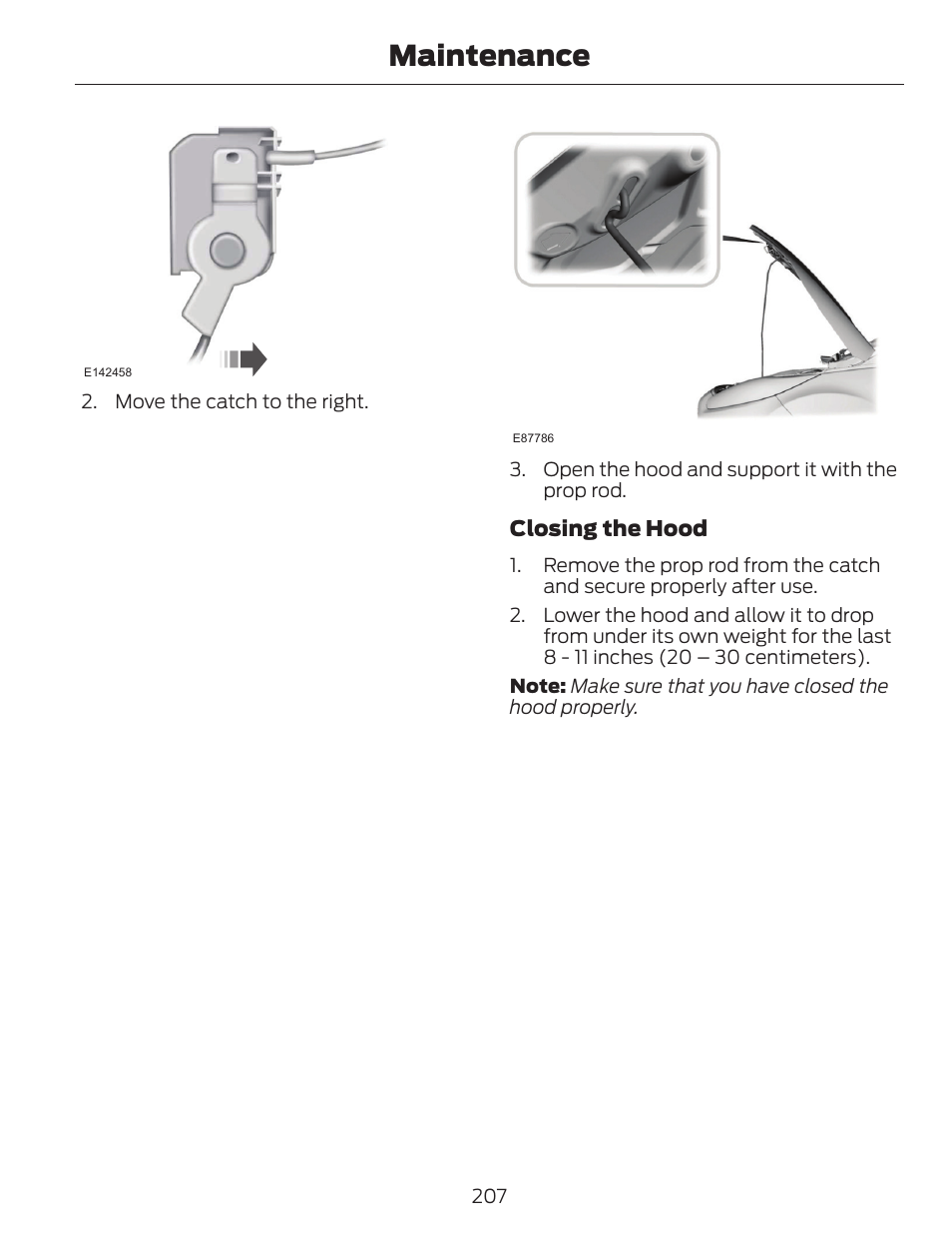 Maintenance | FORD 2014 Escape v.1 User Manual | Page 210 / 428