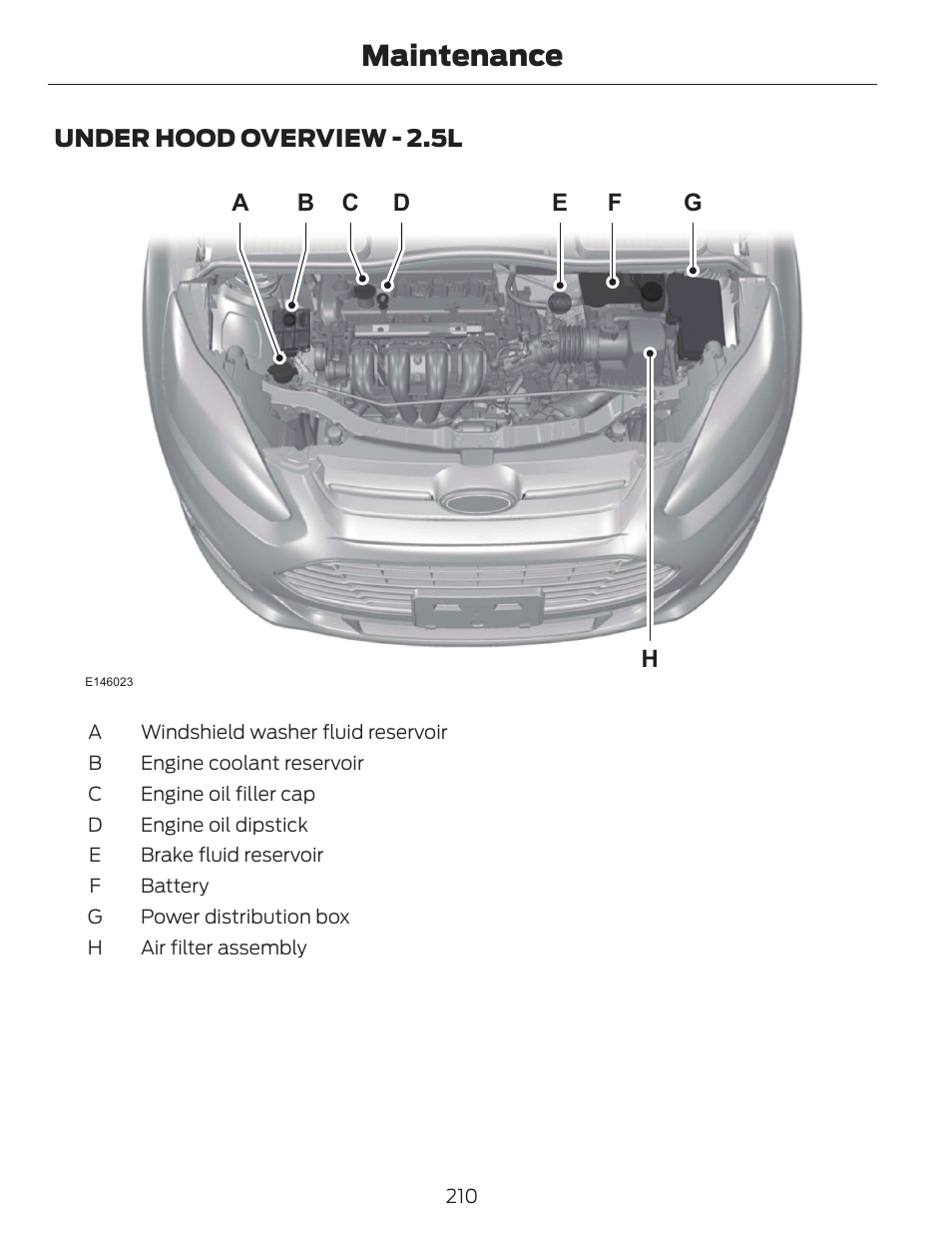 Maintenance | FORD 2014 Escape v.1 User Manual | Page 213 / 428