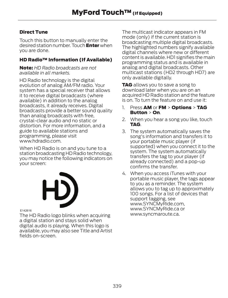 Myford touch | FORD 2014 Escape v.1 User Manual | Page 342 / 428