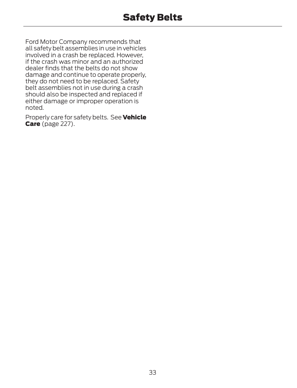 Safety belts | FORD 2014 Escape v.1 User Manual | Page 36 / 428