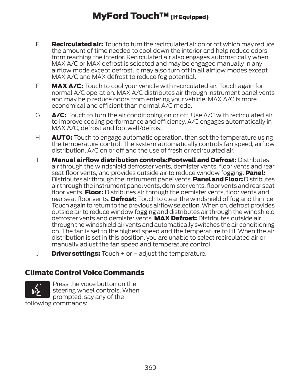 Myford touch | FORD 2014 Escape v.1 User Manual | Page 372 / 428