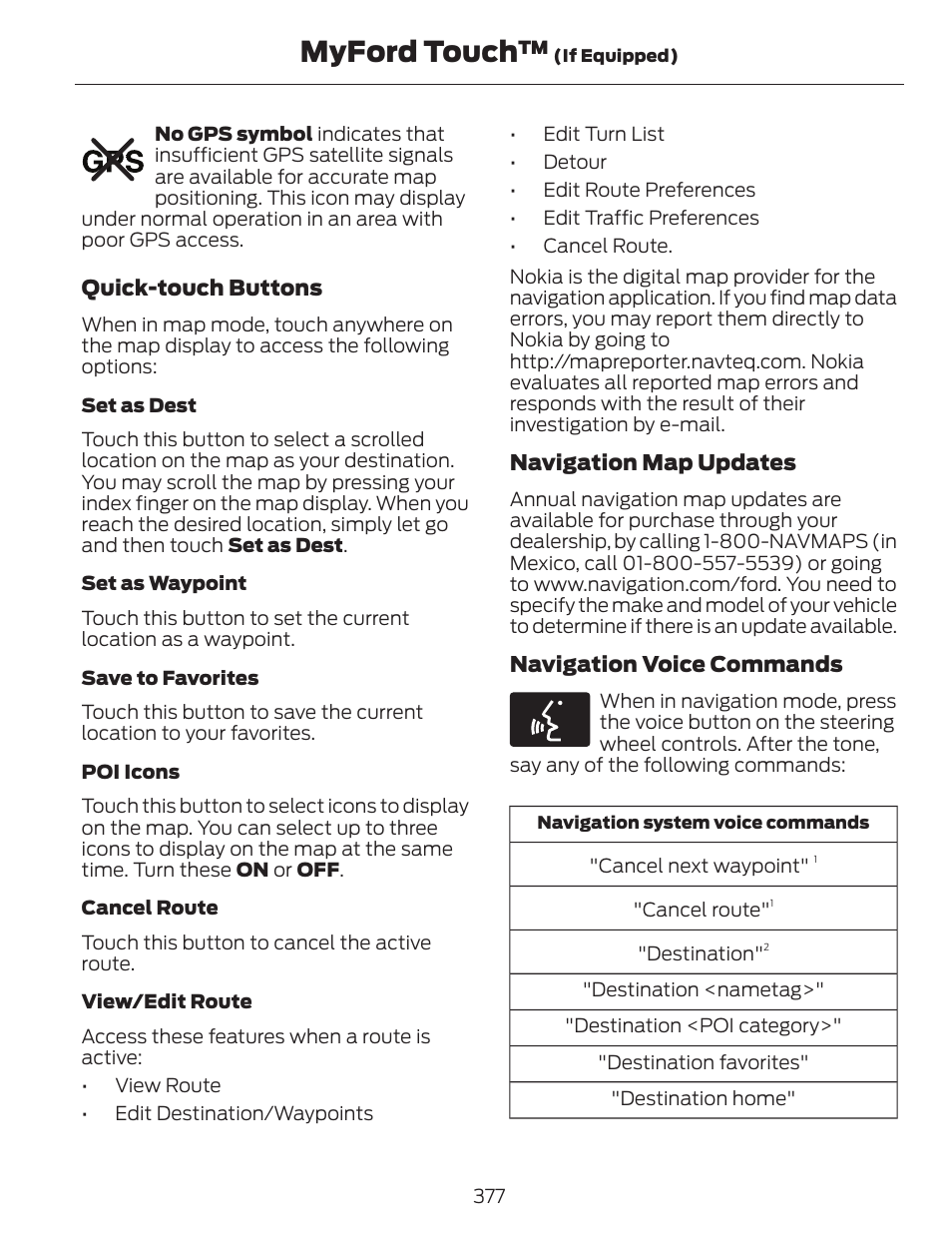 Myford touch | FORD 2014 Escape v.1 User Manual | Page 380 / 428