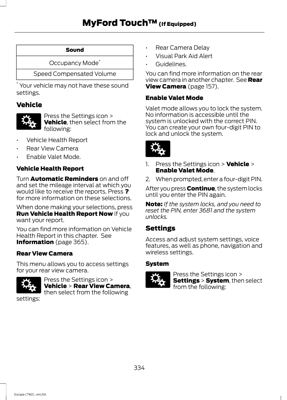 Myford touch | FORD 2014 Escape v.4 User Manual | Page 337 / 434