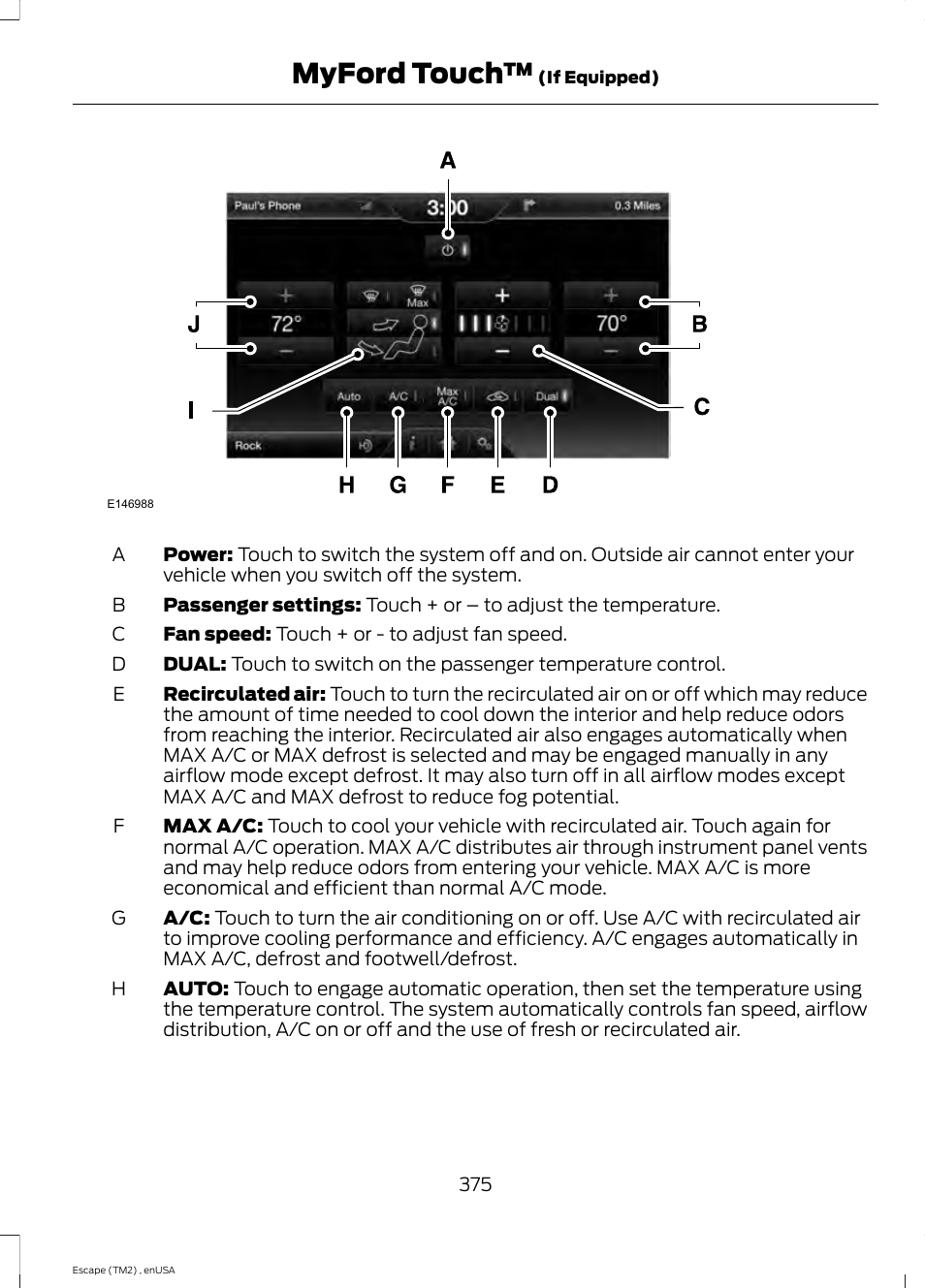 Myford touch | FORD 2014 Escape v.4 User Manual | Page 378 / 434