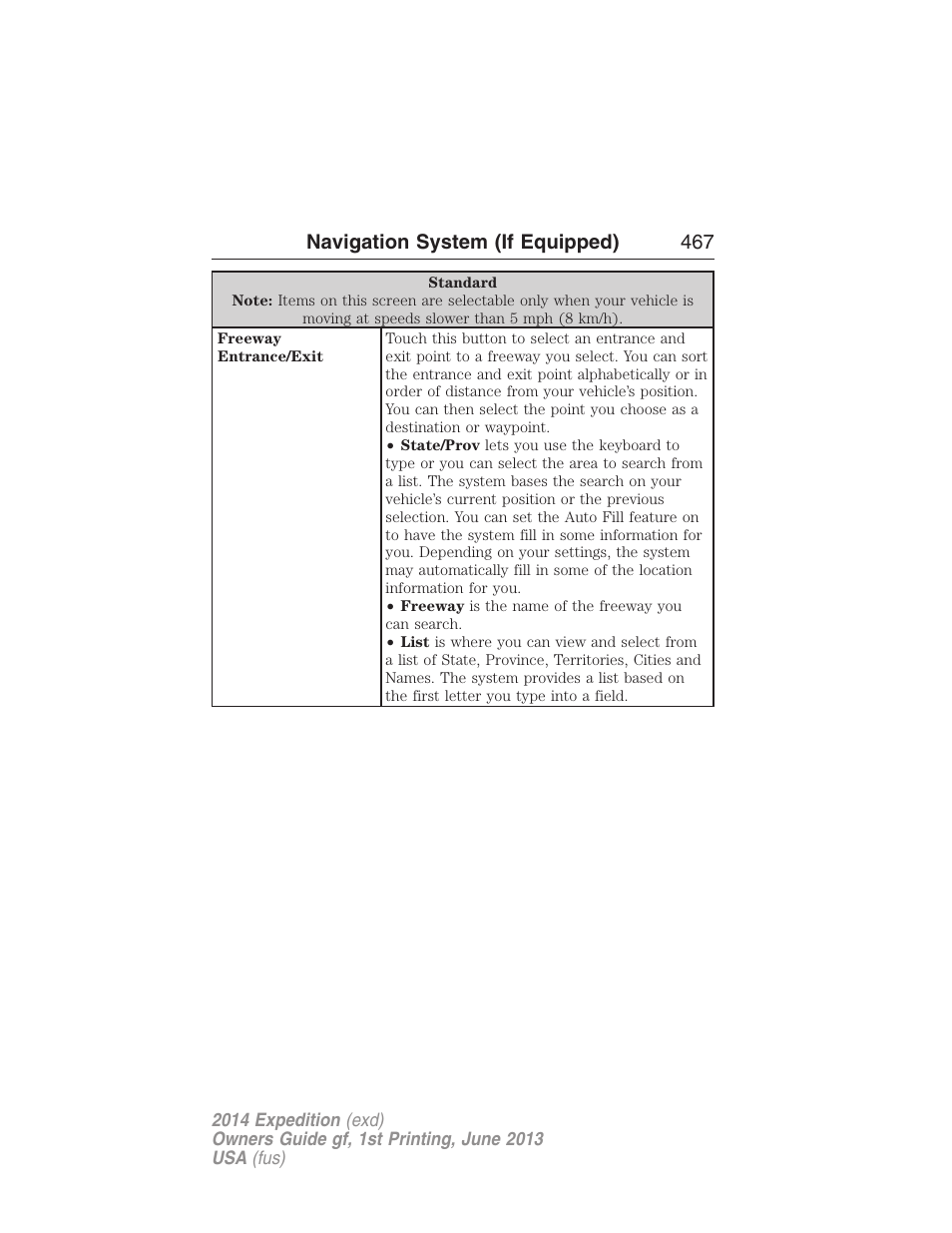 FORD 2014 Expedition v.1 User Manual | Page 468 / 519
