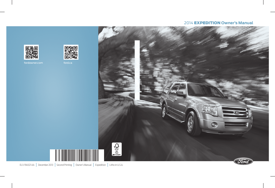 FORD 2014 Expedition v.2 User Manual | 529 pages