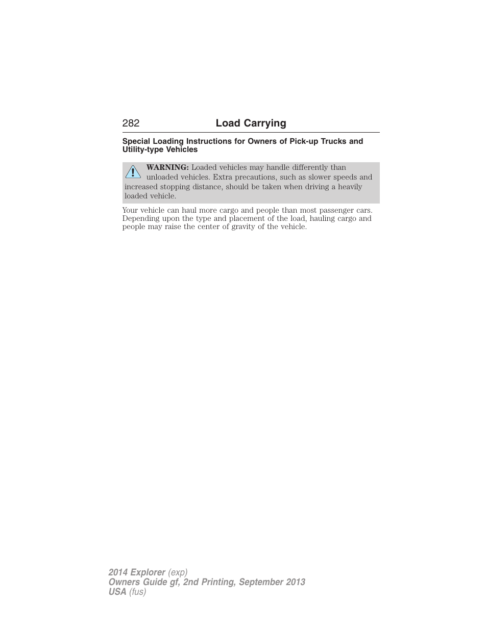 FORD 2014 Explorer v.2 User Manual | Page 284 / 593