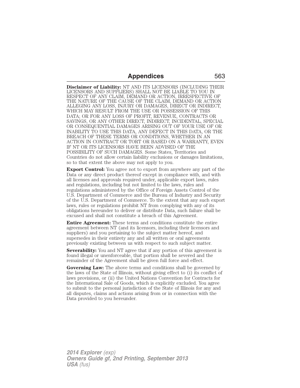 FORD 2014 Explorer v.2 User Manual | Page 565 / 593