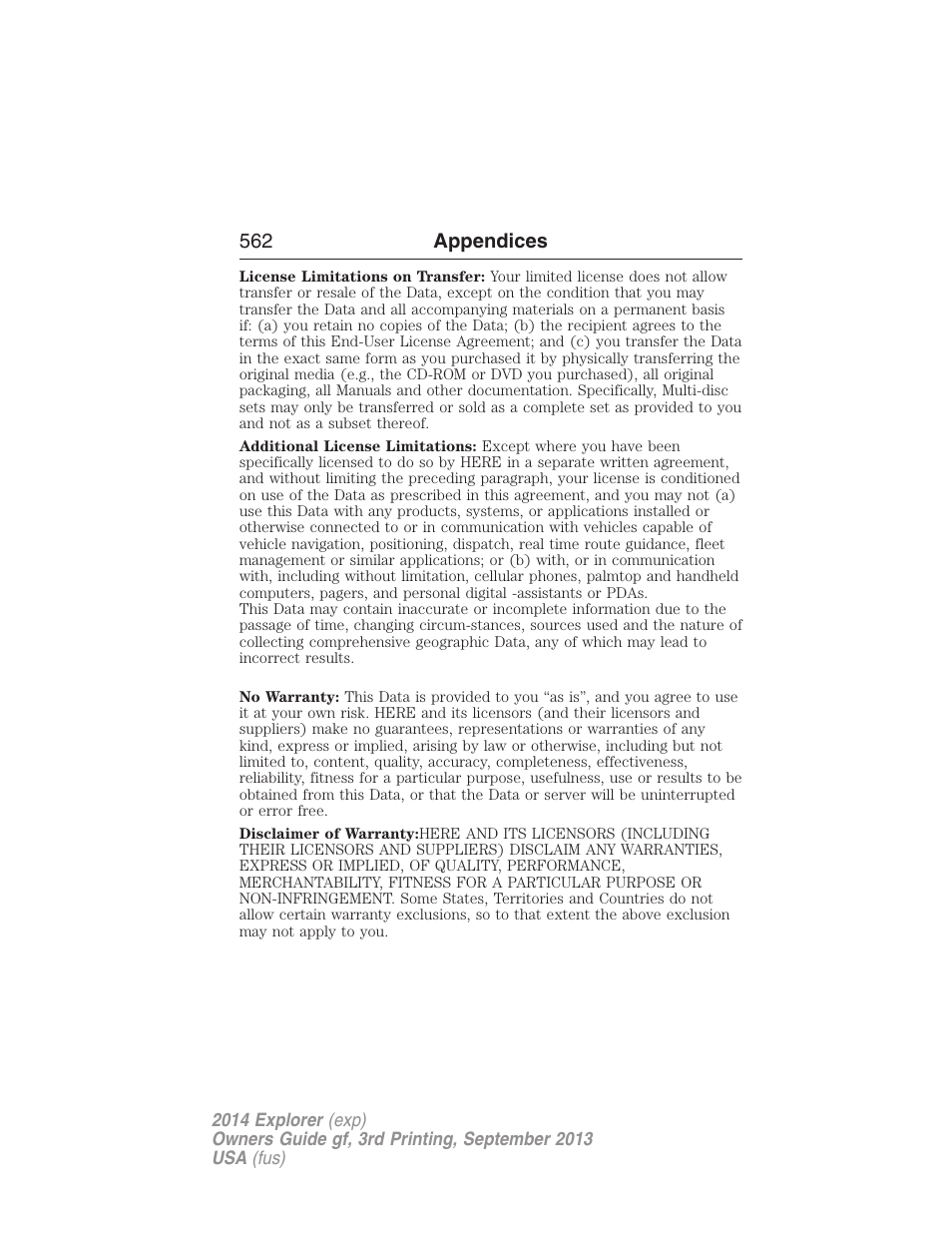 FORD 2014 Explorer v.3 User Manual | Page 563 / 593