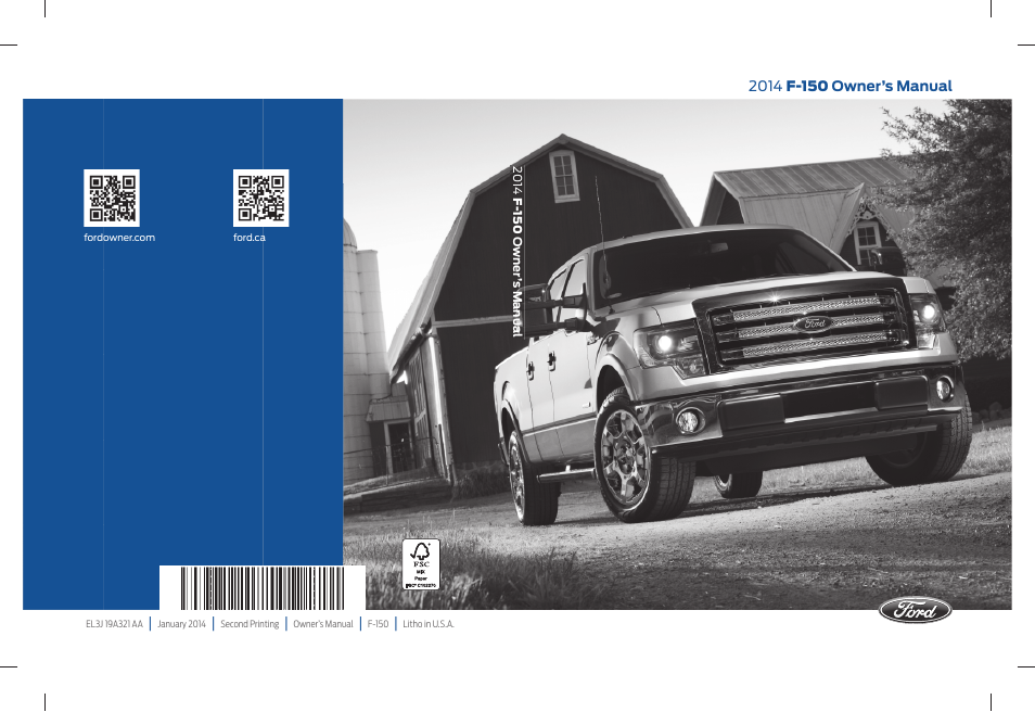 FORD 2014 F-150 Raptor v.2 User Manual | 470 pages