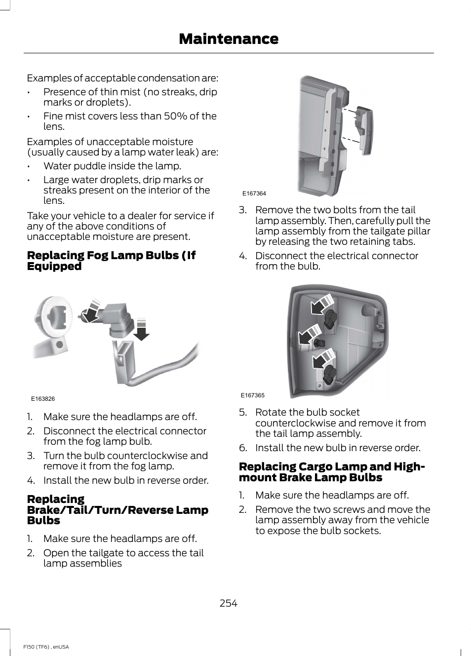 Maintenance | FORD 2014 F-150 Raptor v.2 User Manual | Page 257 / 470