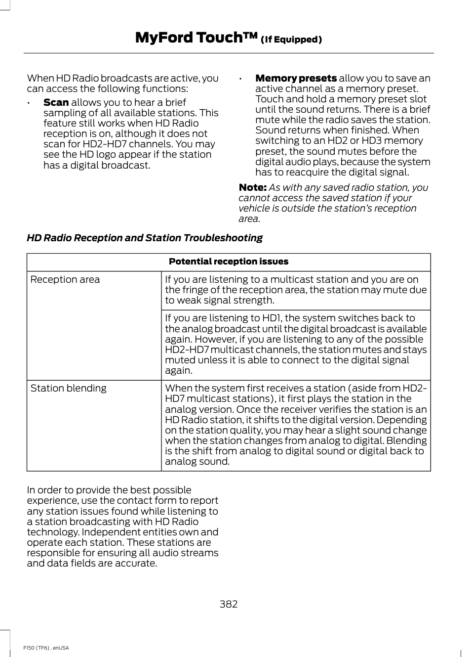 Myford touch | FORD 2014 F-150 Raptor v.2 User Manual | Page 385 / 470